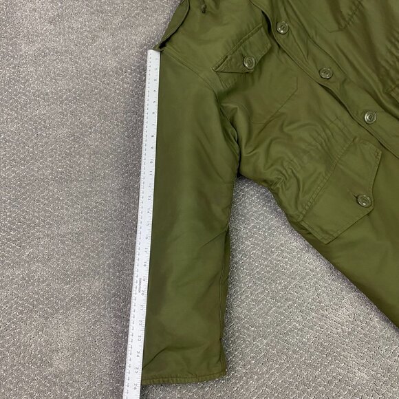 Vintage Canadian Army Parka General Purpose Jacket Men's Large Green Military - Picture 13 of 16